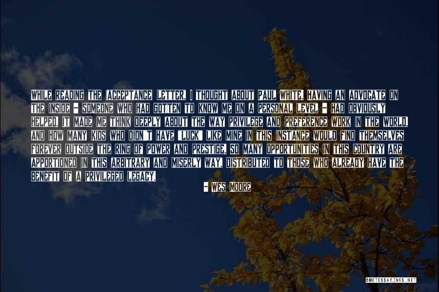 Acceptance Letter Quotes By Wes Moore Acceptance Letter Quotes By Wes Moore