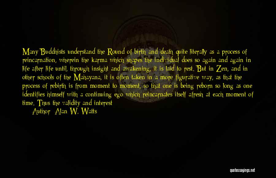 Acceptance Of Death Quotes By Alan W. Watts