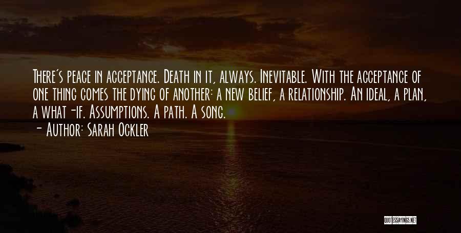 Acceptance Of Death Quotes By Sarah Ockler