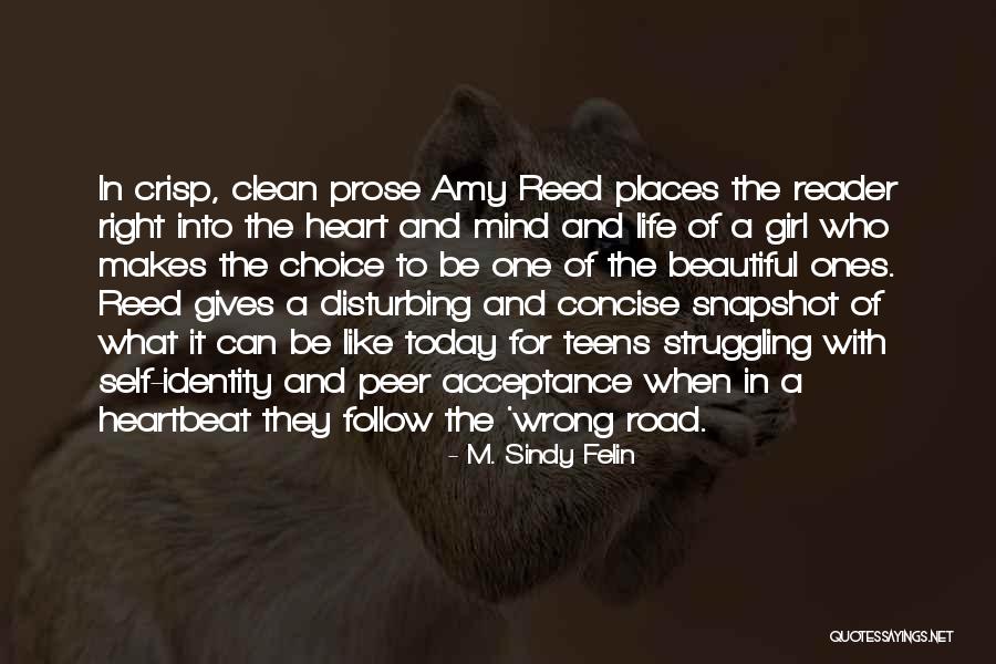 Acceptance Of Ones Self Quotes By M. Sindy Felin Acceptance Of Ones Self Quotes By M. Sindy Felin