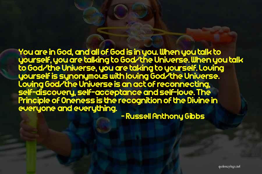 Acceptance Of Yourself Quotes By Russell Anthony Gibbs