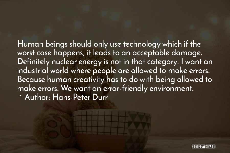 Acceptance Quotes By Hans-Peter Durr