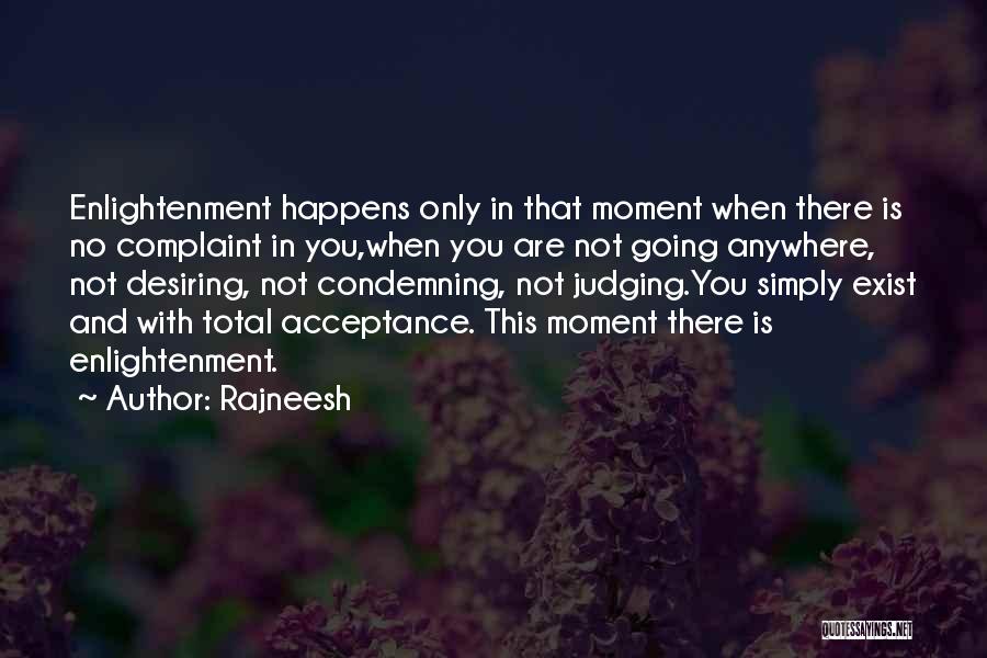 Acceptance Quotes By Rajneesh