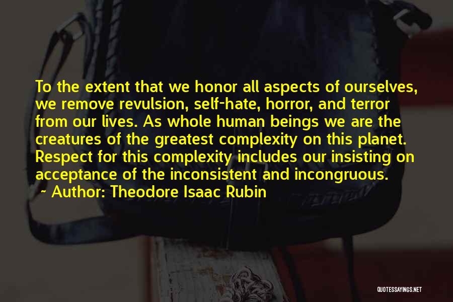 Acceptance Quotes By Theodore Isaac Rubin