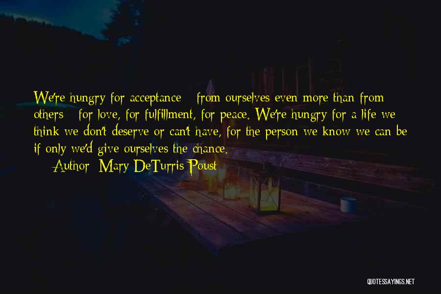 Acceptance Self Love Quotes By Mary DeTurris Poust