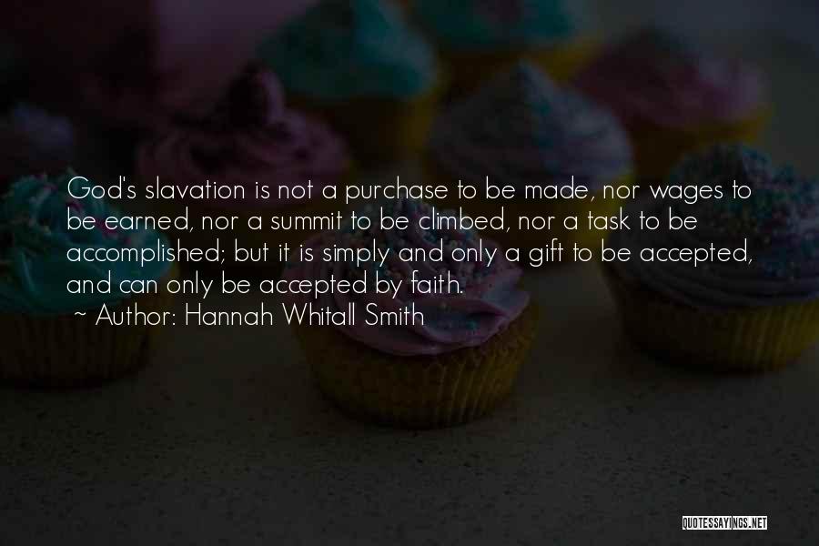 Accepted By God Quotes By Hannah Whitall Smith