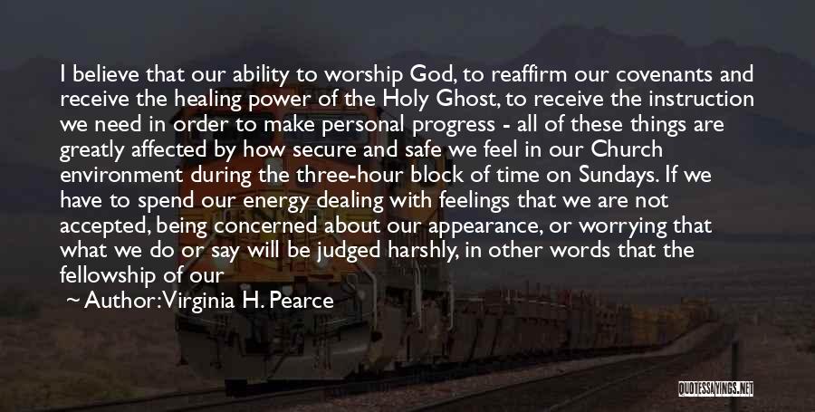 Accepted By God Quotes By Virginia H. Pearce