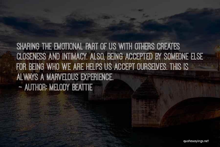 Accepted By Others Quotes By Melody Beattie