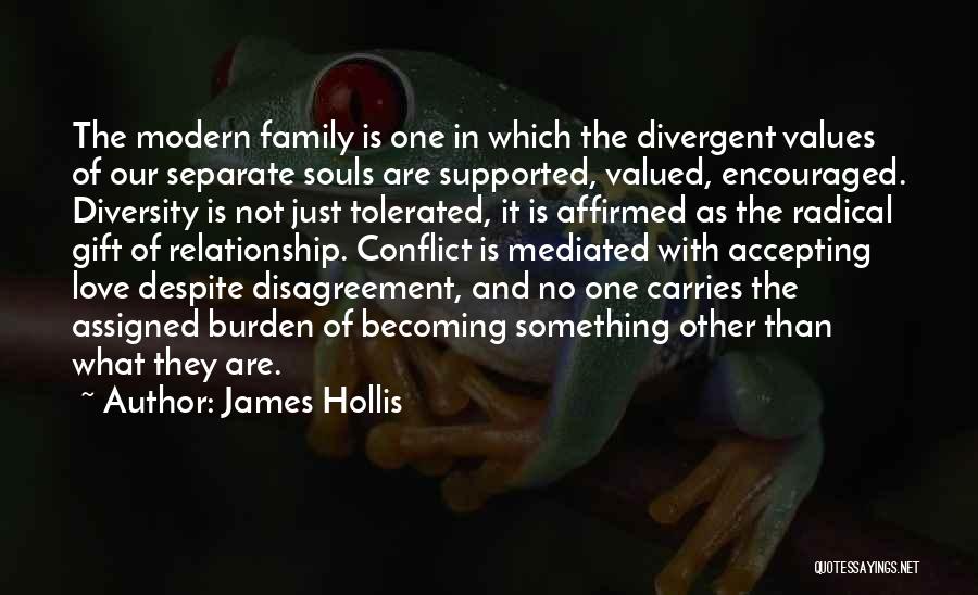 Accepting Diversity Quotes By James Hollis