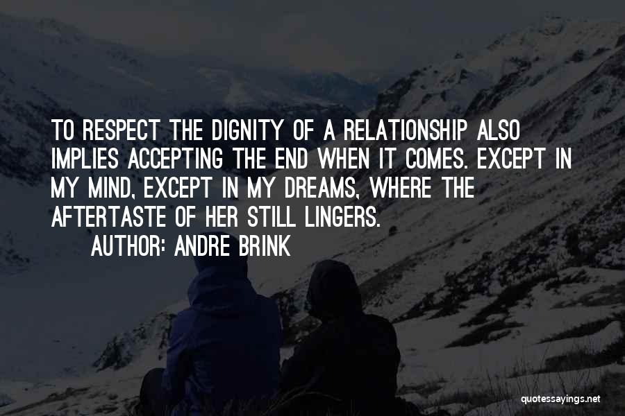 Accepting Its Over In A Relationship Quotes By Andre Brink