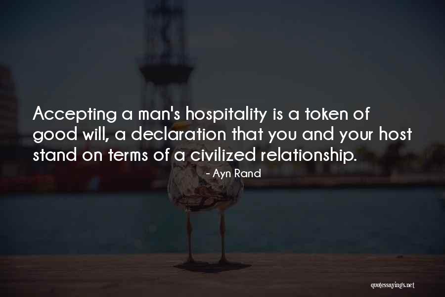 Accepting Its Over In A Relationship Quotes By Ayn Rand