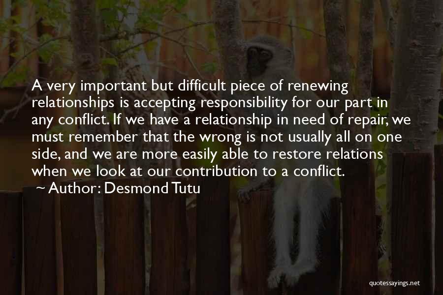 Accepting Its Over In A Relationship Quotes By Desmond Tutu