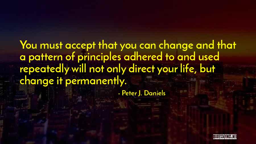 Accepting Life For What It Is Quotes By Peter J. Daniels