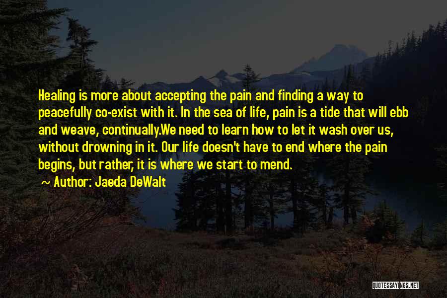 Accepting Life Quotes By Jaeda DeWalt