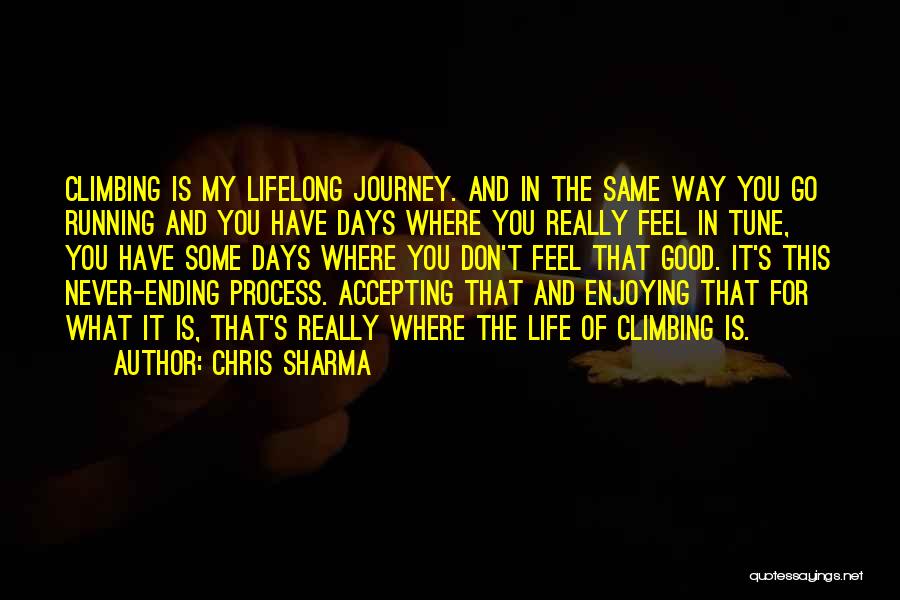 Accepting Life The Way It Is Quotes By Chris Sharma