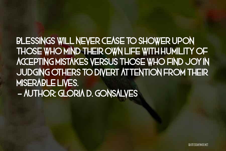 Accepting Others Quotes By Gloria D. Gonsalves