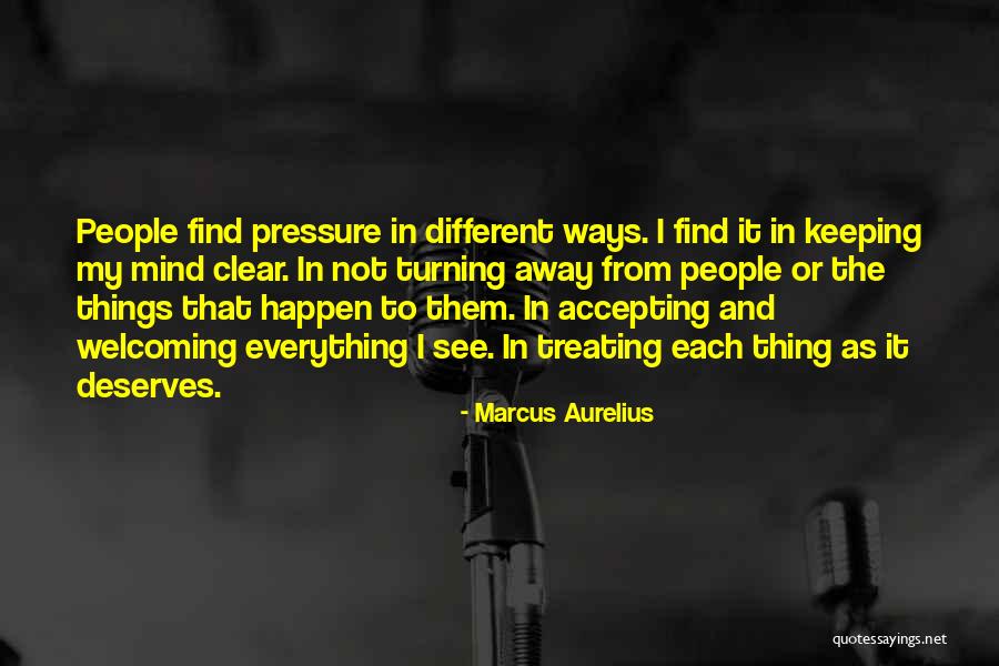 Accepting People's Past Quotes By Marcus Aurelius