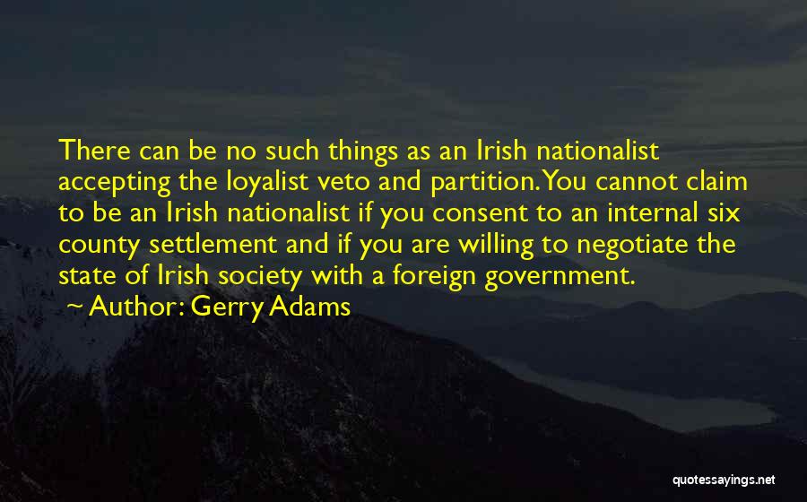 Accepting Quotes By Gerry Adams