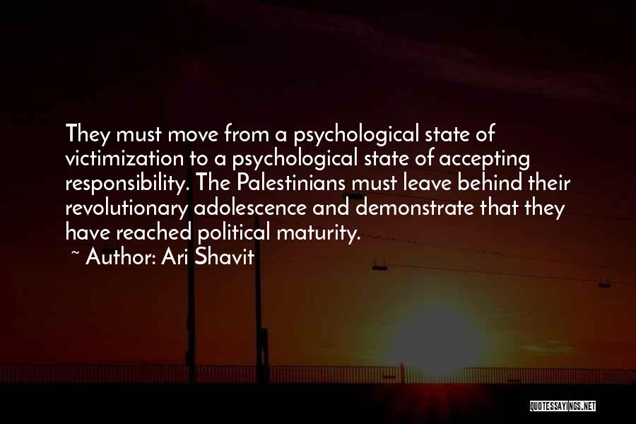 Accepting The Past And Moving On Quotes By Ari Shavit