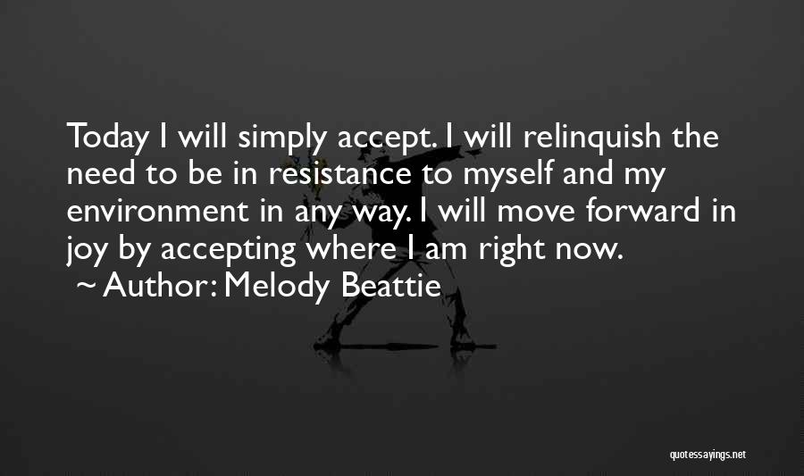 Accepting The Past And Moving On Quotes By Melody Beattie