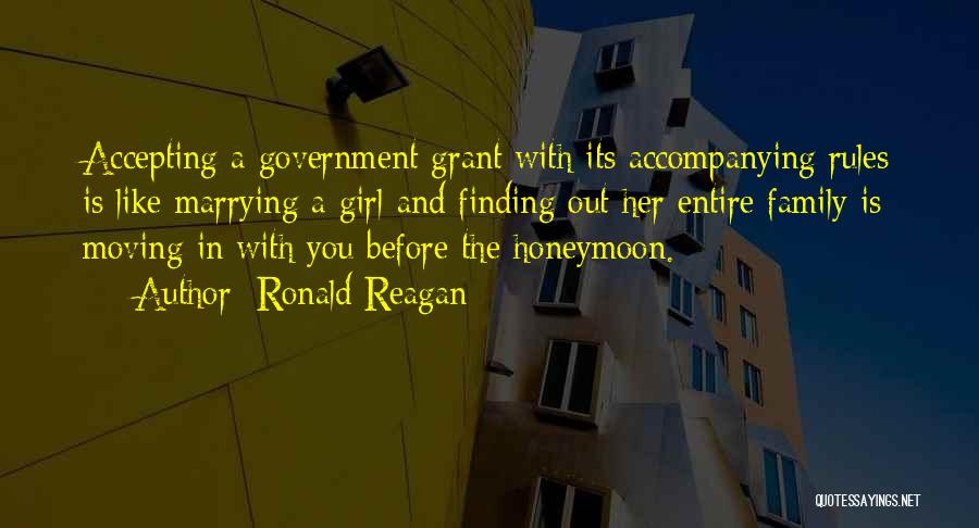 Accepting The Past And Moving On Quotes By Ronald Reagan