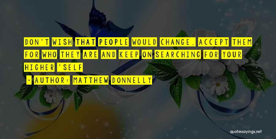 Accepting Things And Moving On Quotes By Matthew Donnelly