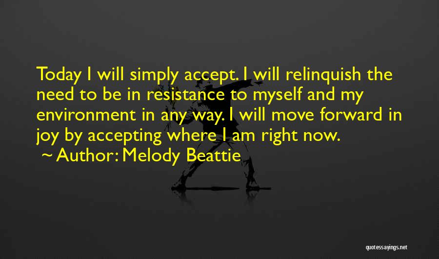 Accepting Things And Moving On Quotes By Melody Beattie