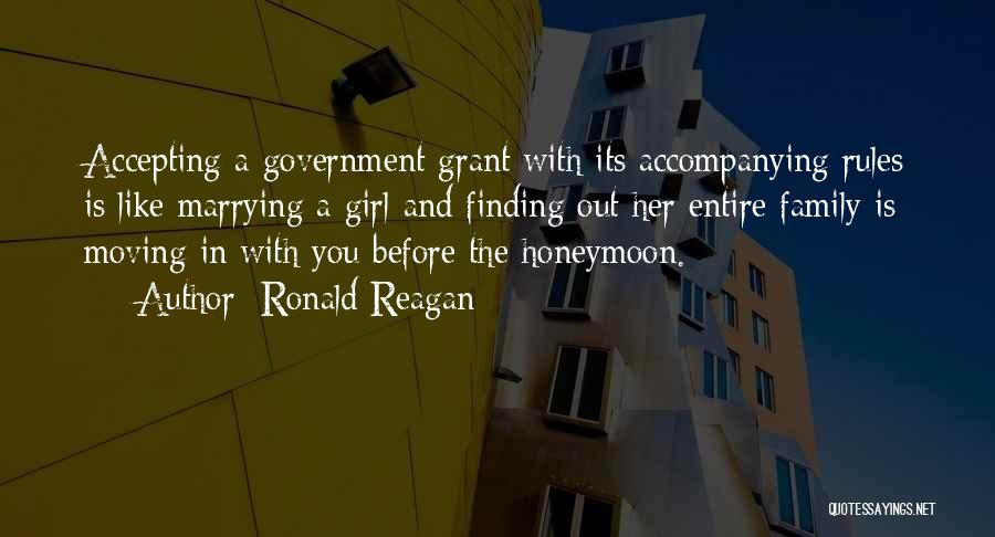 Accepting Things And Moving On Quotes By Ronald Reagan