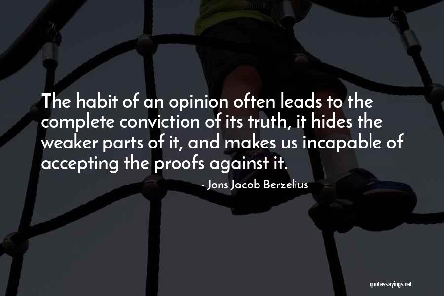 Accepting Truth Quotes By Jons Jacob Berzelius Accepting Truth Quotes By Jons Jacob Berzelius