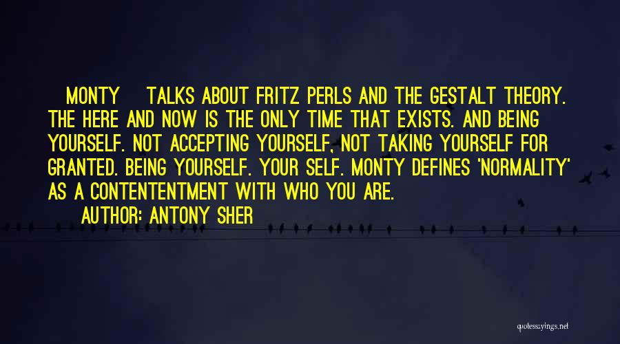 Accepting Who You Are Quotes By Antony Sher