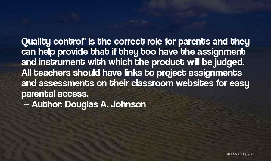 Access Control Quotes By Douglas A. Johnson