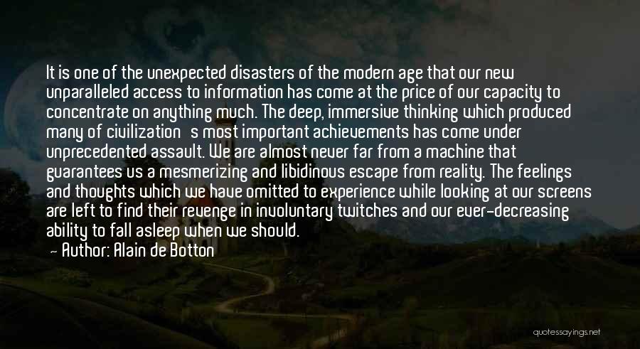 Access Escape Quotes By Alain De Botton