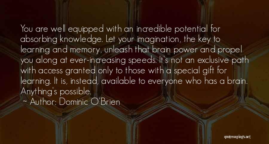 Access Granted Quotes By Dominic O'Brien