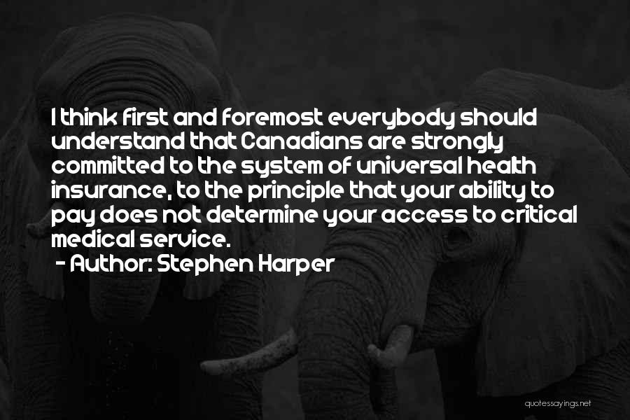 Access Insurance Quotes By Stephen Harper