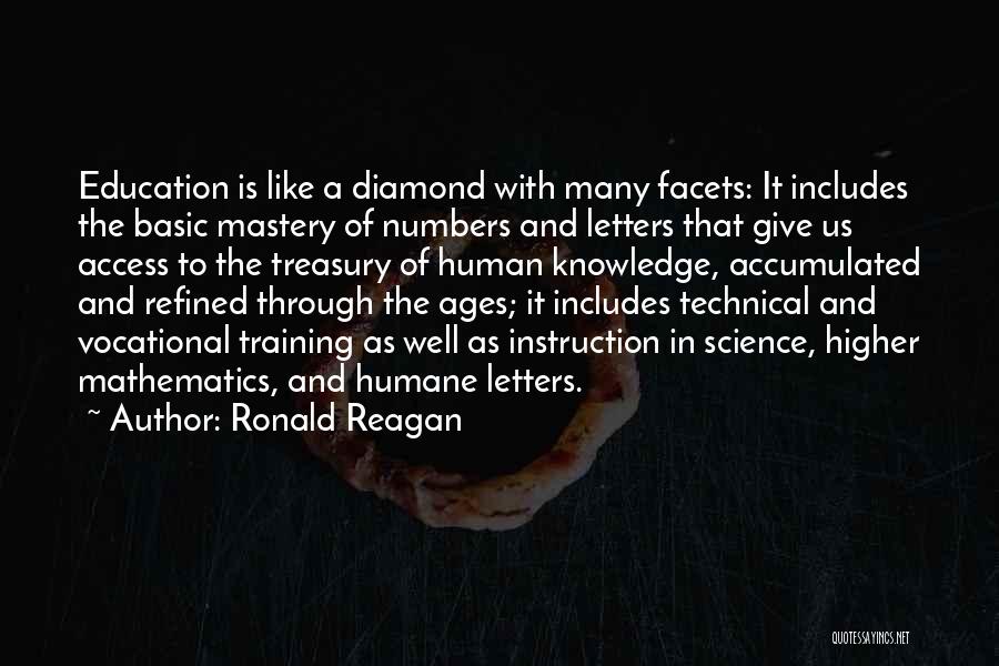 Access To Education Quotes By Ronald Reagan