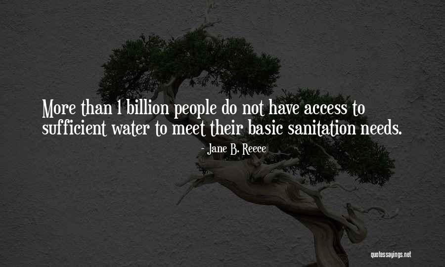 Access To Water Quotes By Jane B. Reece