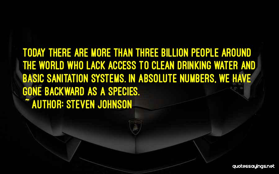 Access To Water Quotes By Steven Johnson