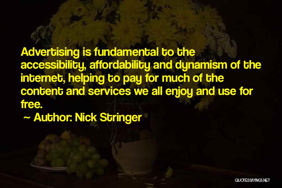 Accessibility Quotes By Nick Stringer