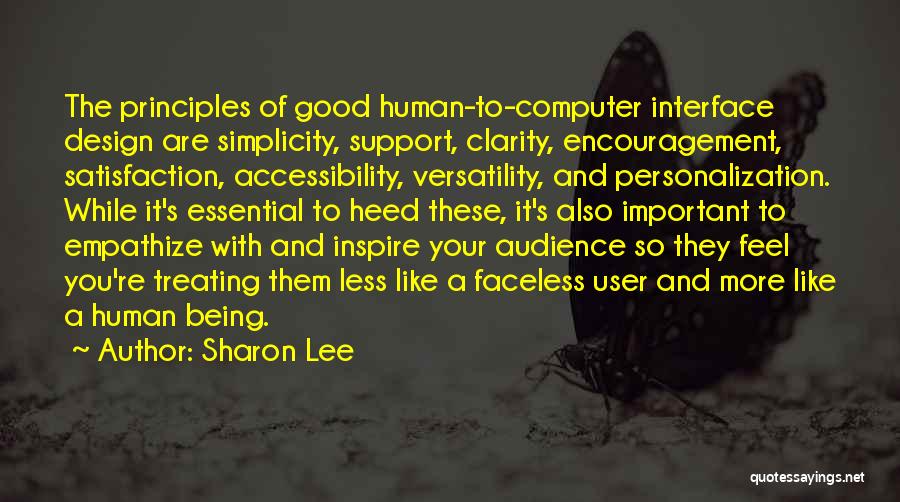 Accessibility Quotes By Sharon Lee