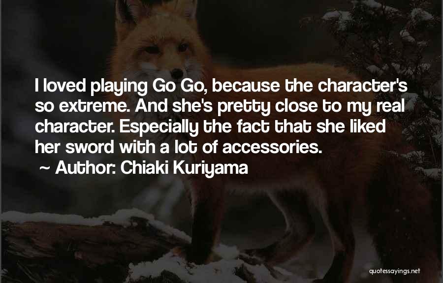 Accessories Quotes By Chiaki Kuriyama