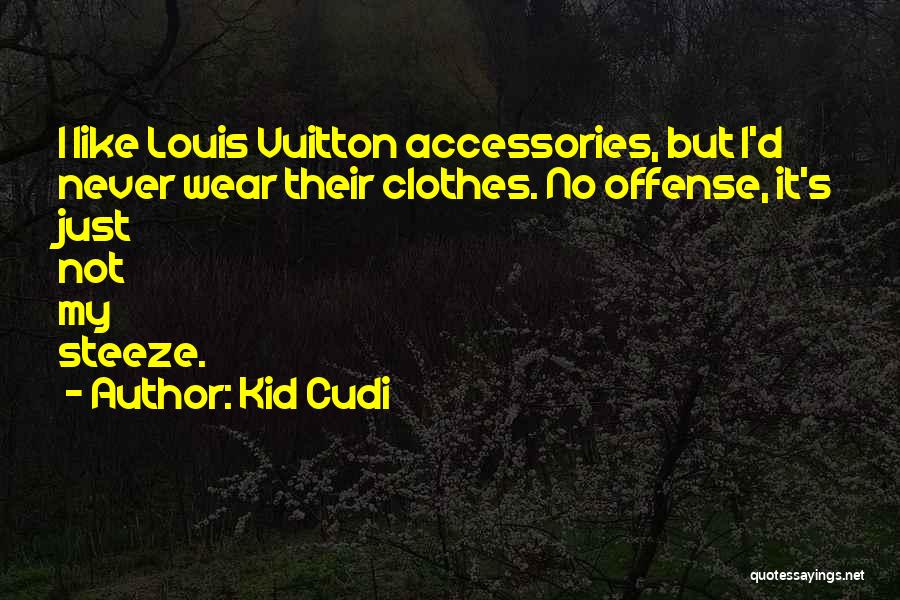Accessories Quotes By Kid Cudi