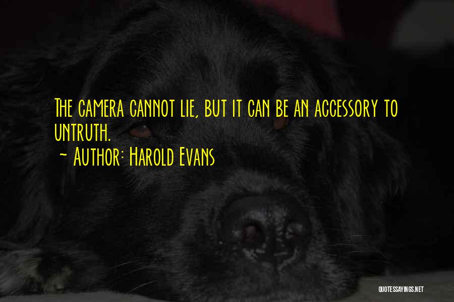 Accessory Quotes By Harold Evans