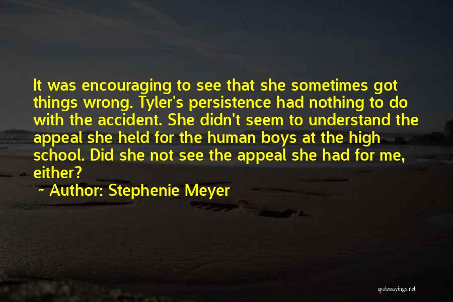 Accident Quotes By Stephenie Meyer