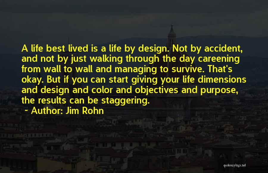 Accident Survive Quotes By Jim Rohn