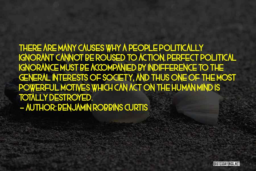 Accompanied Quotes By Benjamin Robbins Curtis