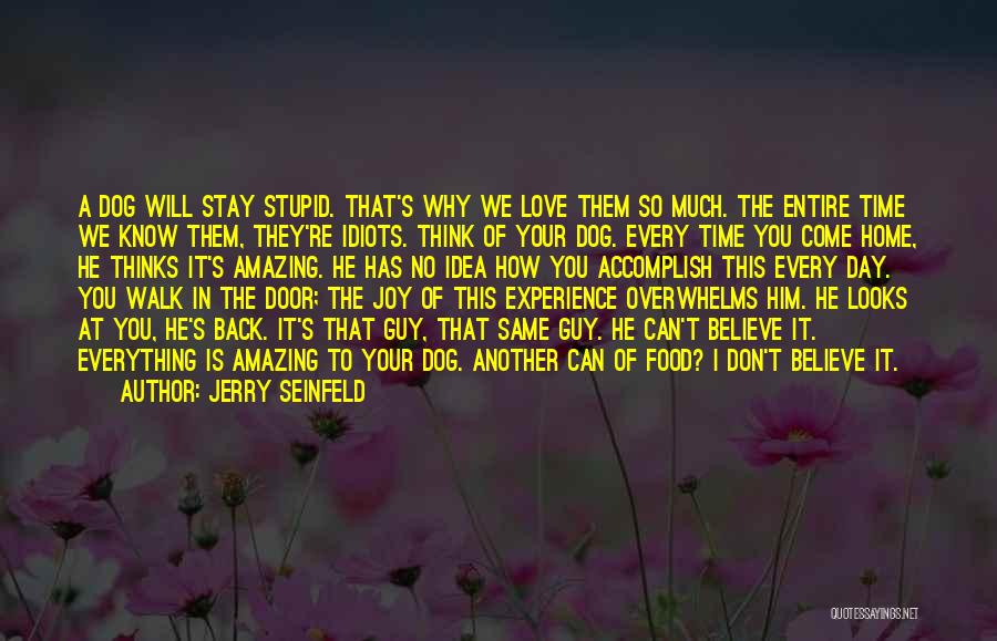 Accomplish Love Quotes By Jerry Seinfeld