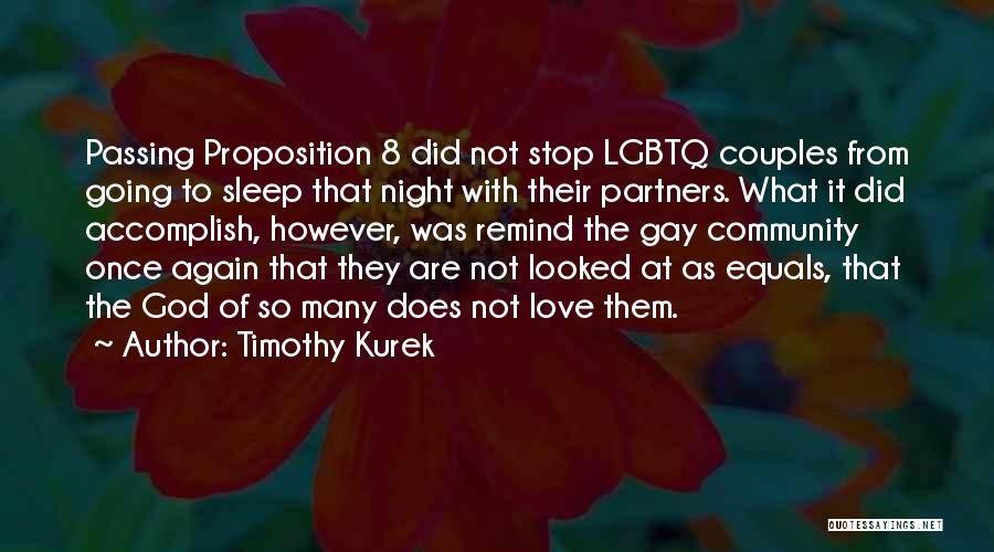Accomplish Love Quotes By Timothy Kurek