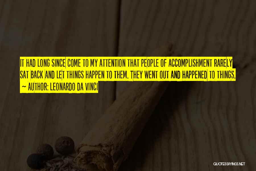 Accomplishment And Success Quotes By Leonardo Da Vinci