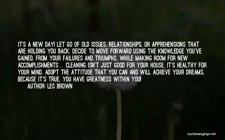 Accomplishments And Dreams Quotes By Les Brown