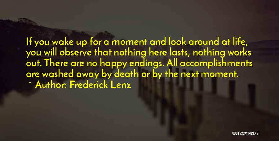 Accomplishments At Work Quotes By Frederick Lenz